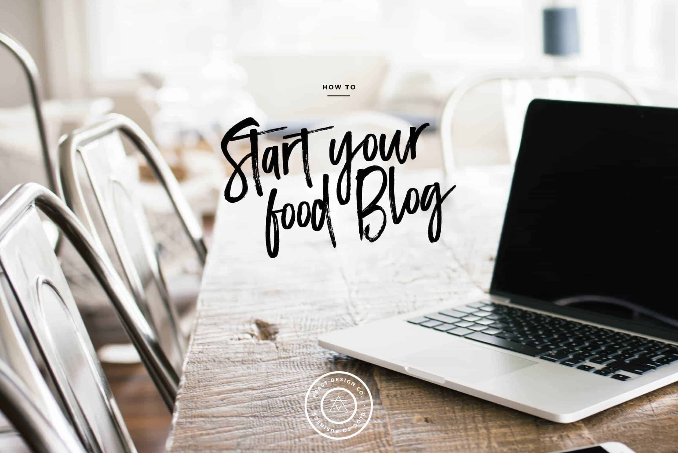 Use this checklist to start your food blog