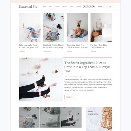 Seasoned Pro WordPress Theme for Bloggers