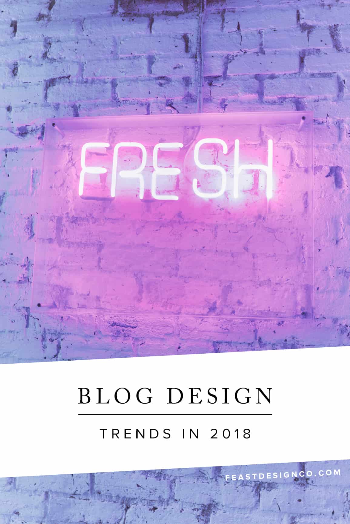 Bold Food Blog Design Trends in 2018