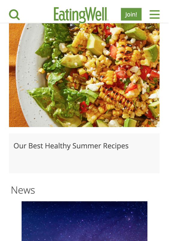 join button as seen on eatingwell website