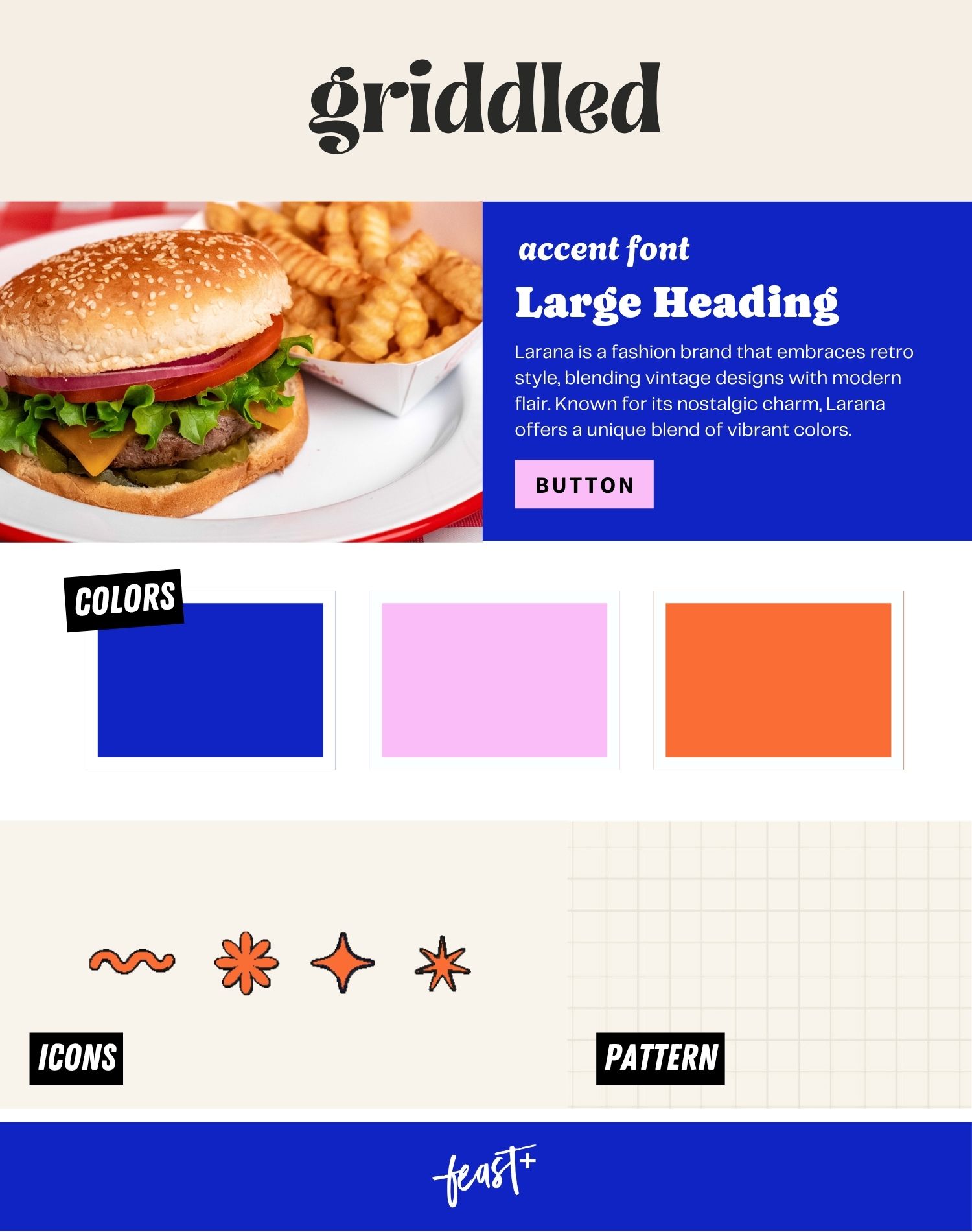 Griddled<br><a href="https://griddled.feastdemo.com/" target="_blank">View the demo site</a>. ↗️